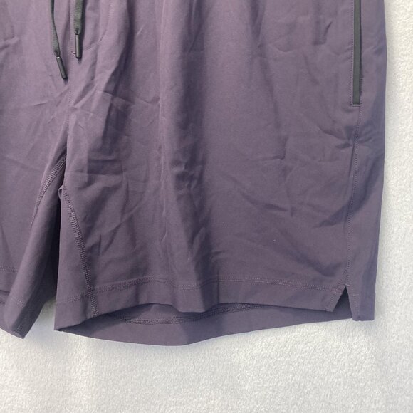 Rhone Mako Tech Athletic Shorts Mens 2XL Purple Zip Pockets Stretch 100926 XXL - Picture 4 of 16